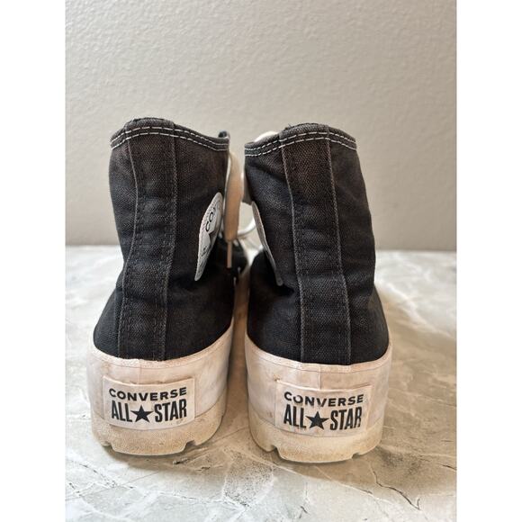 Converse Chuck Taylor All Star Lugged Platform Black Sneakers Women’s Size 7.5 - Picture 4 of 10